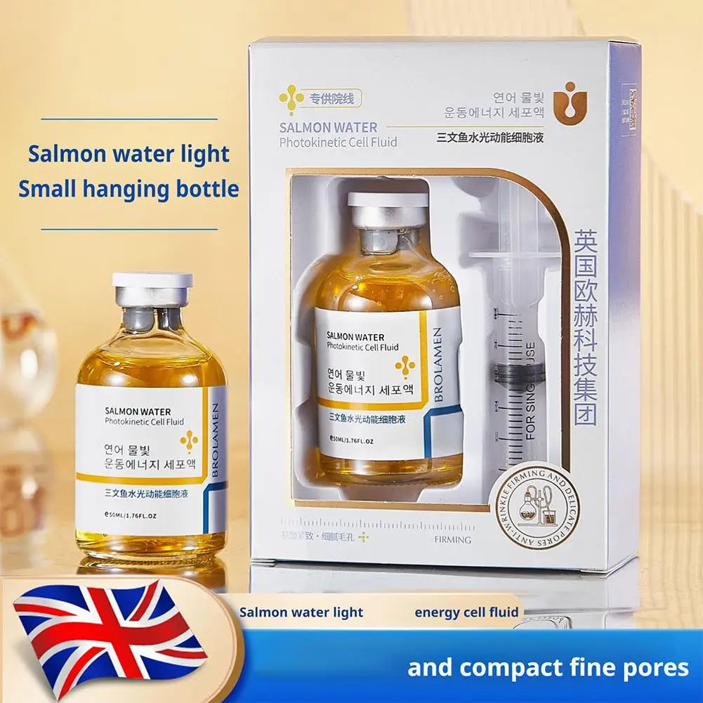 Korean Salmon Wrinkle Serum – Hydrating & Skin Rejuvenation Essence