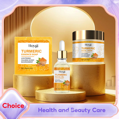 Hoygi Turmeric Glow Skincare Set – Anti‑Acne & Dark Spot Corrector