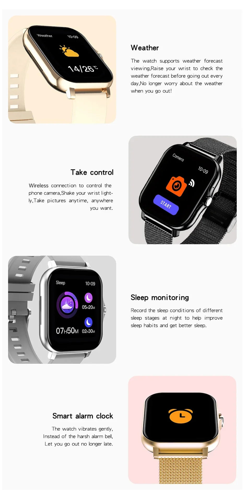1.83" Smart Watch Bluetooth Call Fitness Health Monitor