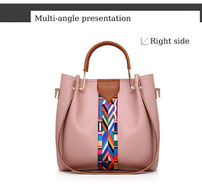 JILL MILL 4‑Piece Tote & Card Set – Stylish PU Leather Handbag Collection