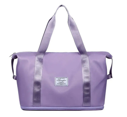 Business & Leisure Travel Bag – Large Capacity Waterproof Nylon Tote  Pattern Type: Solid  Style: Fashion