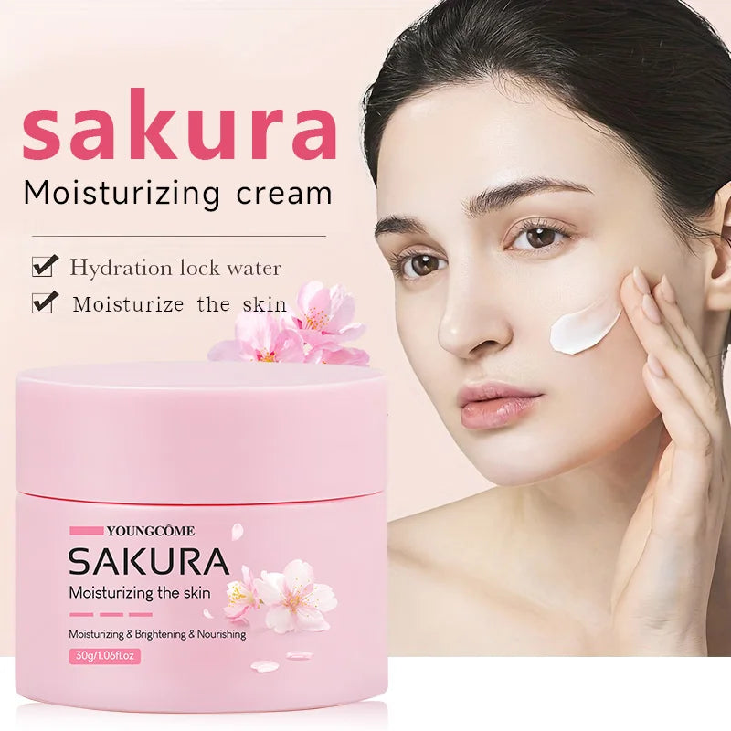 YOUNGCOME Sakura Essence Cream – Cherry Blossom Retinol Moisturizer