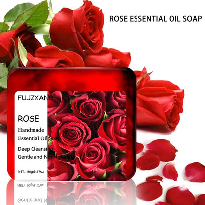 FUJZXANS Essential Oil Soap Set – 7 Handmade Fragrance Bars
