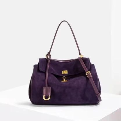 Luxury Frosted Fashion Shoulder Bag – Versatile Designer Tote for Women
