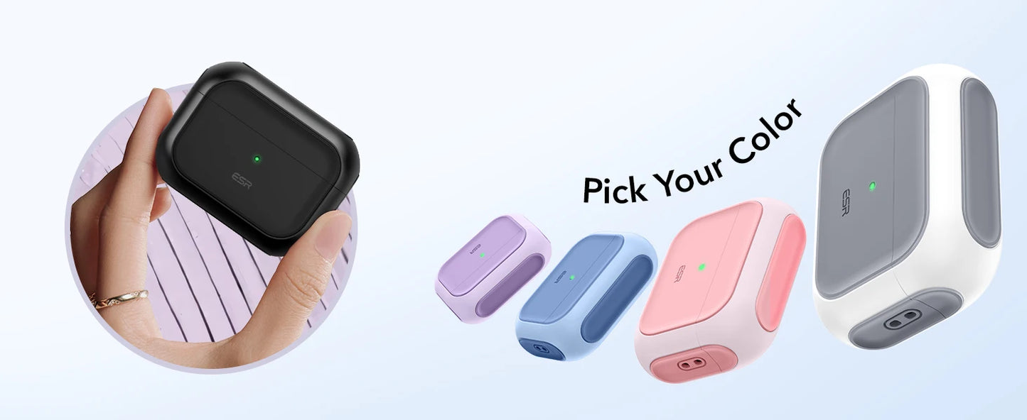 ESR AirPods Pro 3 Magnetic Drop Protection Case Cover