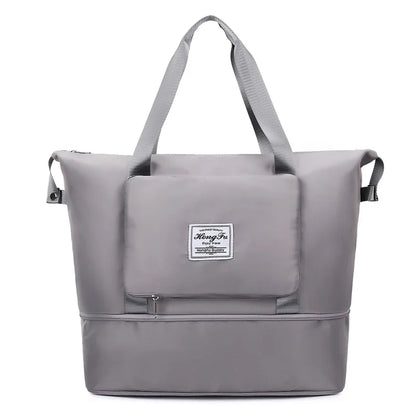 Business & Leisure Travel Bag – Large Capacity Waterproof Nylon Tote  Pattern Type: Solid  Style: Fashion