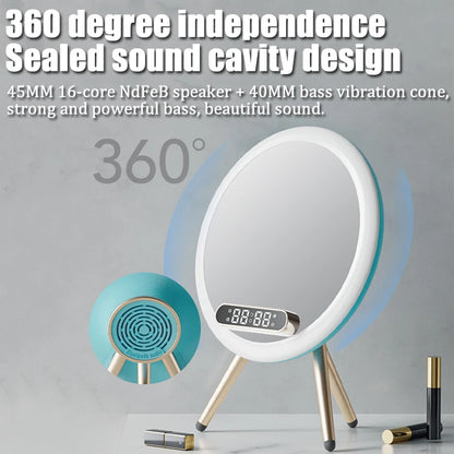 Bluetooth Speaker Clock LED Night Light 15W Wireless Charger
