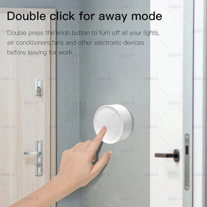 Tuya ZigBee Smart Knob Switch Dimmer Scene Controller