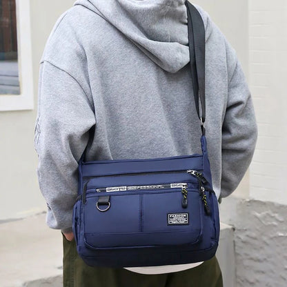 Professional Multi-Layer Business Shoulder Bag-men
