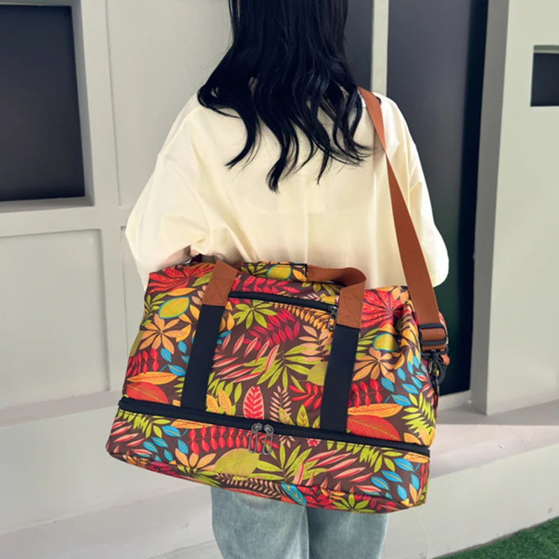 Large Capacity Travel Bag – Hand Luggage with Dry‑Wet Separation