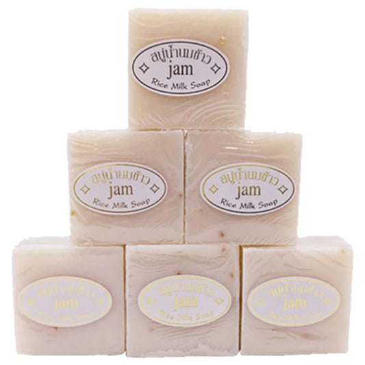 10pcs Thailand JAM Rice Milk Soap 65g Original  Handmade