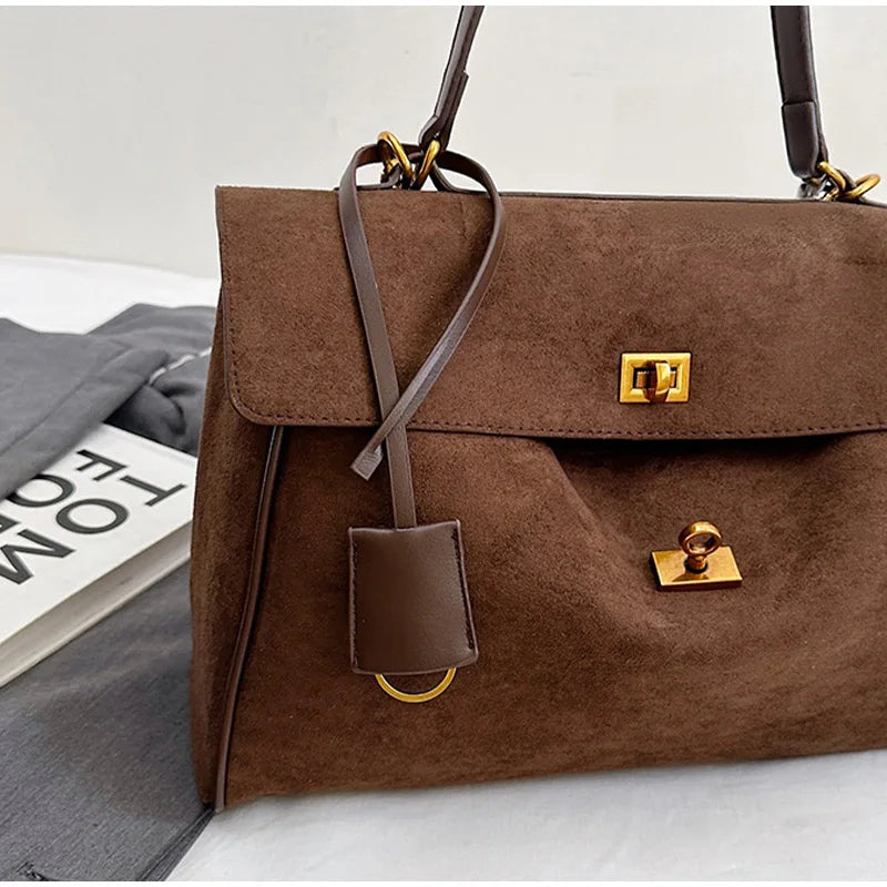 Luxury Frosted Fashion Shoulder Bag – Versatile Designer Tote for Women