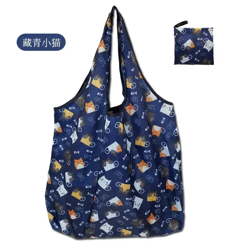Shopping Bag Reusable Eco Bag Grocery Package Beach Toy Storage