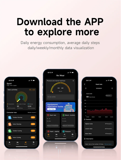 2026 Ultra-Thin Smart Watch | Heart Rate & Sleep Monitor