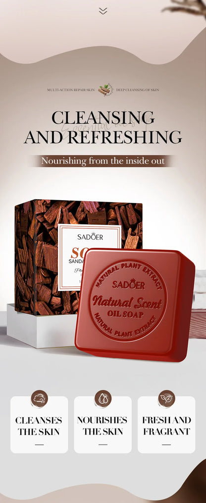 Sandalwood Handmade Soap for Women – Antimicrobial & Moisturizing