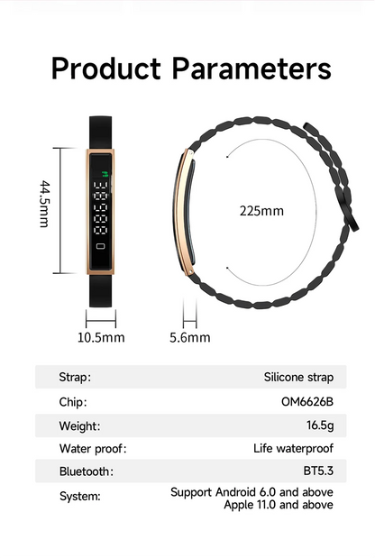 2026 Ultra-Thin Smart Watch | Heart Rate & Sleep Monitor