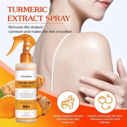 Body Keratin Care Kojic Acid Turmeric Spray – Exfoliating & Hydrating