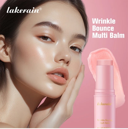 Lakerain Korean Pink Balm Stick – Hydrating Multi‑Use Wrinkle Bounce Balm