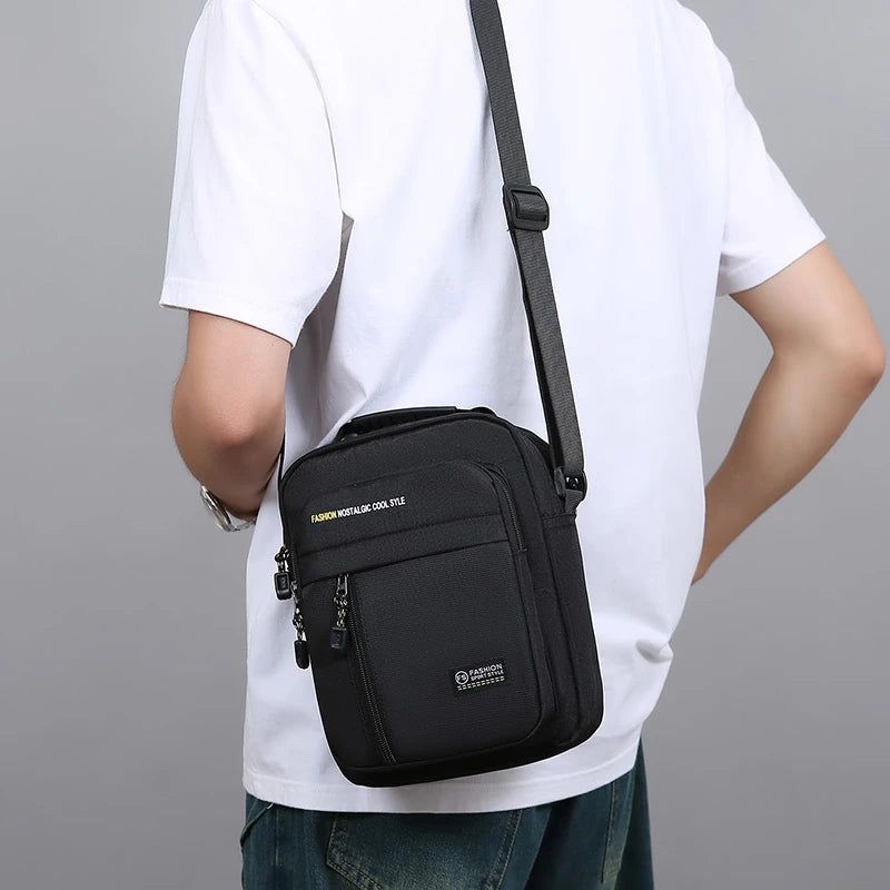 Men’s Crossbody Business Bag – Multi‑Pocket Shoulder Tote