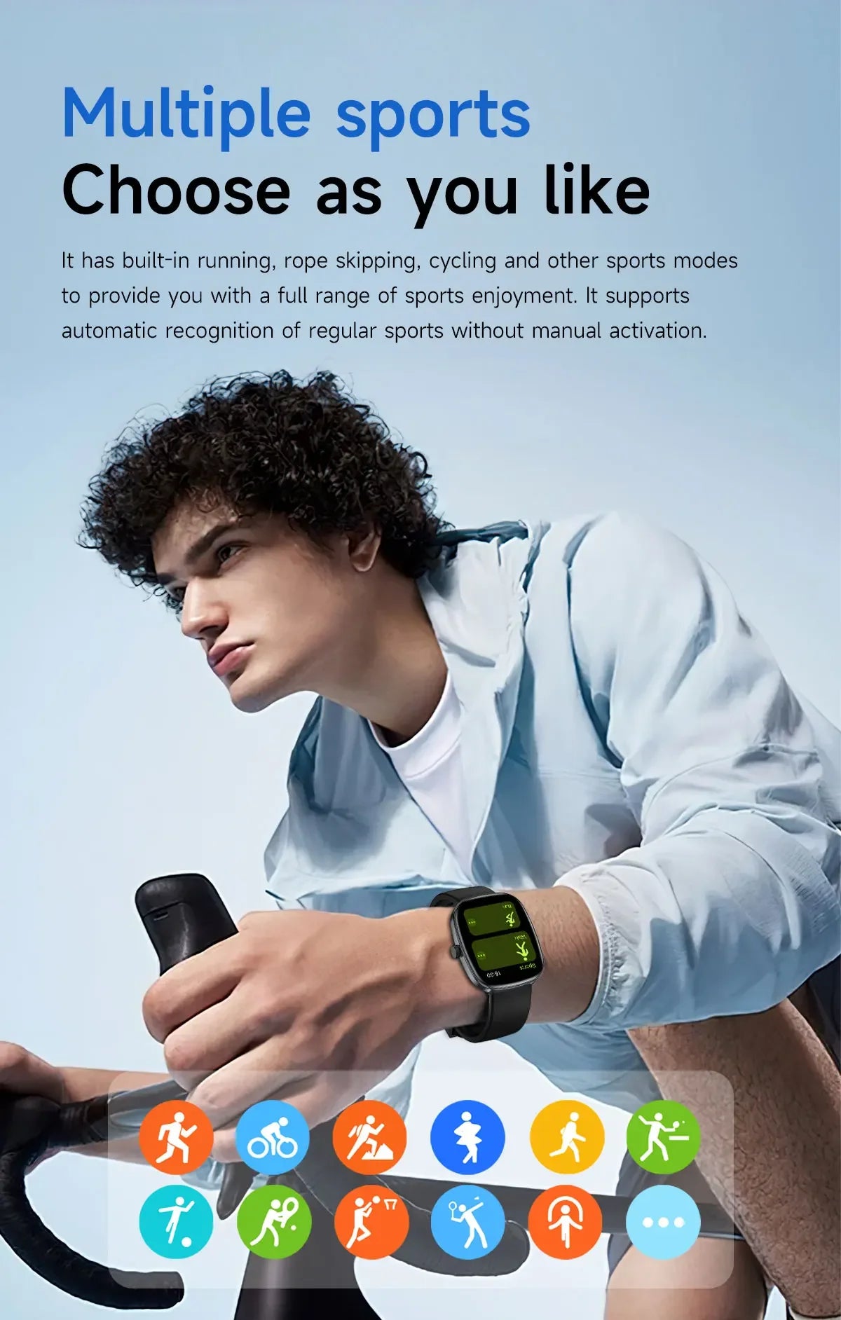 1.83" Smart Watch Bluetooth Call Fitness Health Monitor
