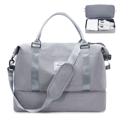 Travel Tote Bag – Lightweight Handbag with Shoe Compartment | FLCC