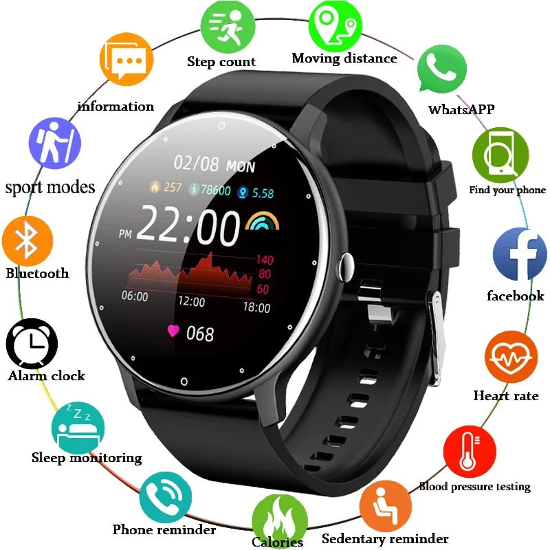 LIGE 2026 Waterproof Smart Watch Fitness Tracker