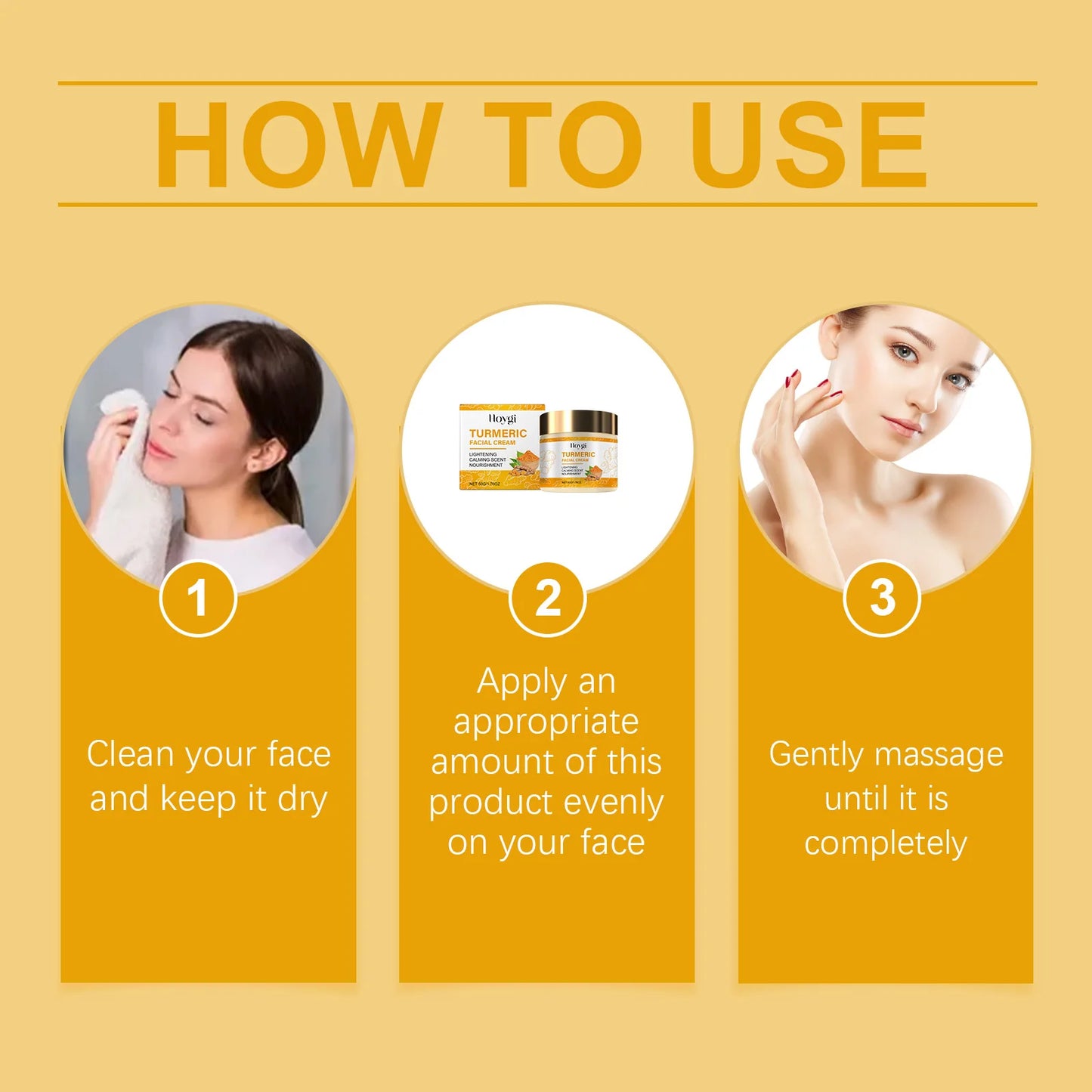 Hoygi Turmeric Glow Skincare Set – Anti‑Acne & Dark Spot Corrector