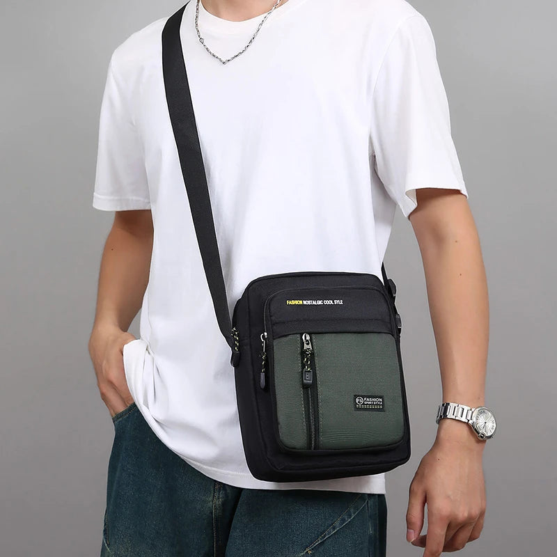 Men’s Crossbody Business Bag – Multi‑Pocket Shoulder Tote
