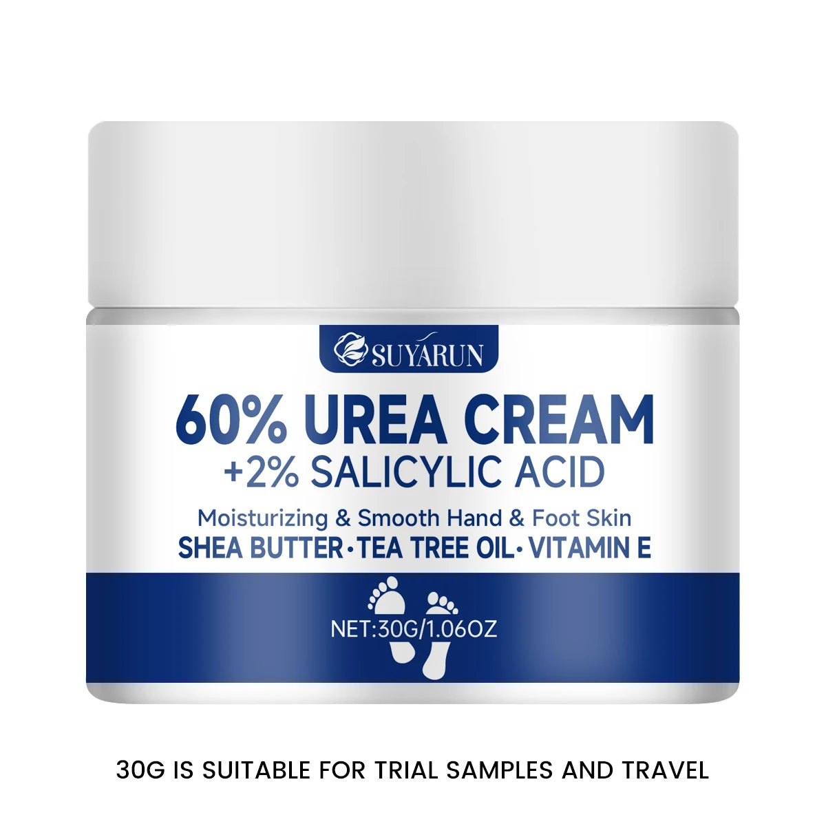 SUYARUN 60% Urea Foot Cream – Intensive Heel Hydration