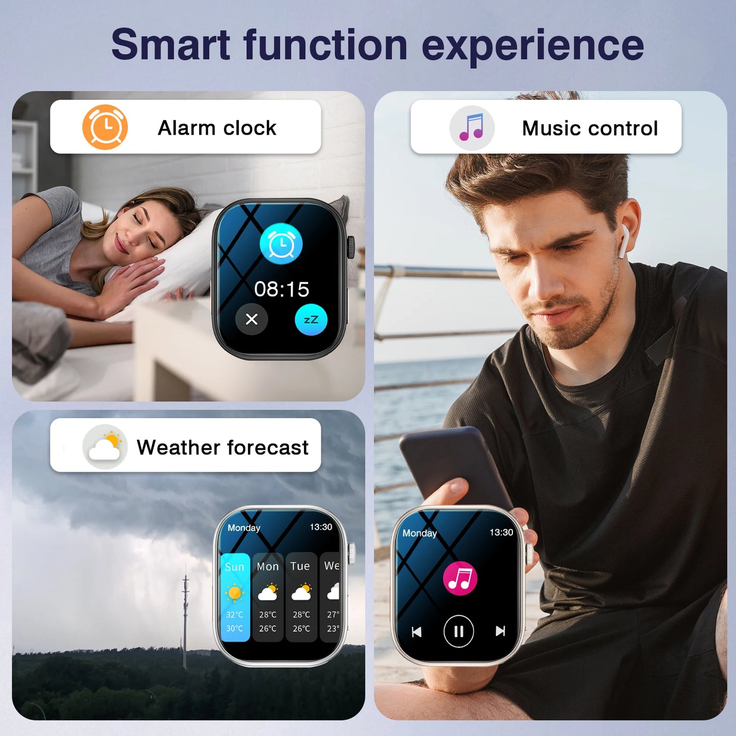 HD Smartwatch – 2.02'' Display, Call & Fitness Tracker