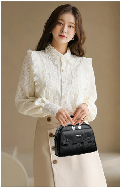 Premium Women's Checkered Crossbody & Shoulder Bag