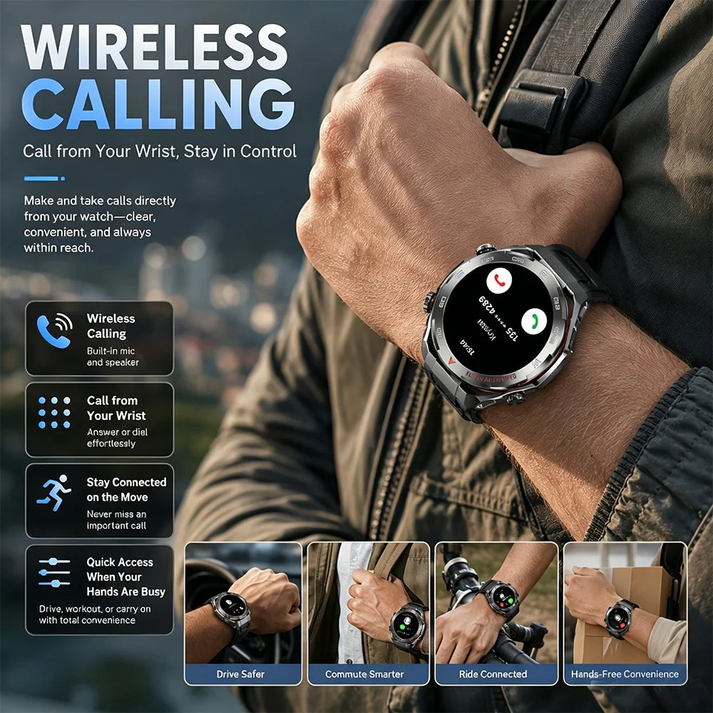 2026 Smart Watch | 1.5" Touchscreen, Wireless Calls & Sports Modes