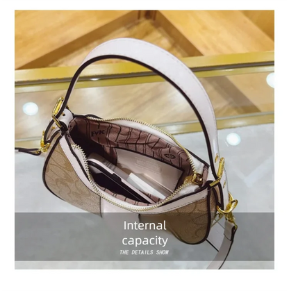 2026 Luxury Retro Print Shoulder Handbag