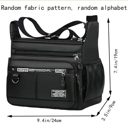 Professional Multi-Layer Business Shoulder Bag-men