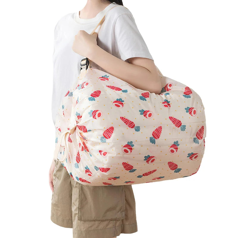 Foldable Shopping Bag – Waterproof Travel Portable Storage Bag | Clyine