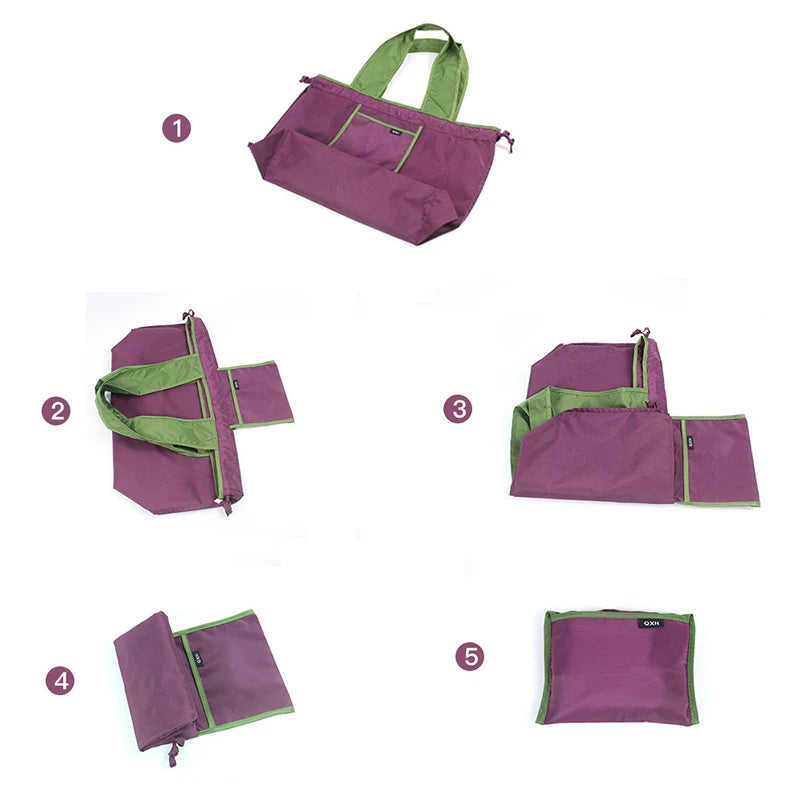Reusable Shopping Bag, Large Foldable  Eco-friendly