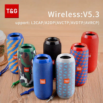 T&G TG117 Portable Bluetooth 5.3 Waterproof Outdoor Speaker