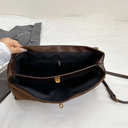 Luxury Frosted Fashion Shoulder Bag – Versatile Designer Tote for Women