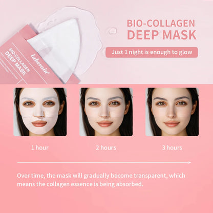 Bio-Collagen Real Deep Mask Hydrating Overnight Hydrogel Face Mask