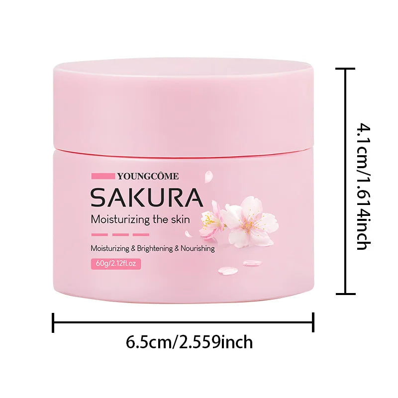 YOUNGCOME Sakura Essence Cream – Cherry Blossom Retinol Moisturizer