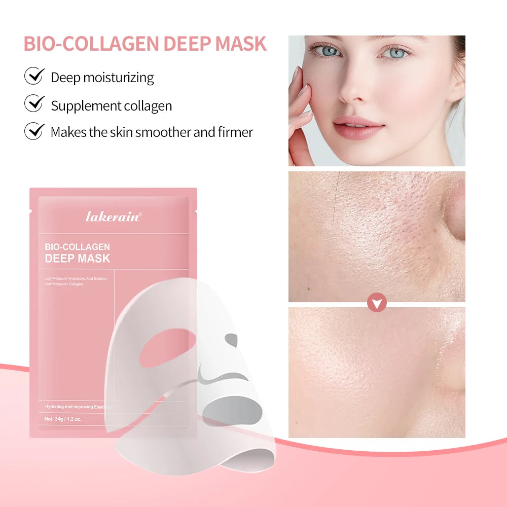 Bio-Collagen Real Deep Mask Hydrating Overnight Hydrogel Face Mask
