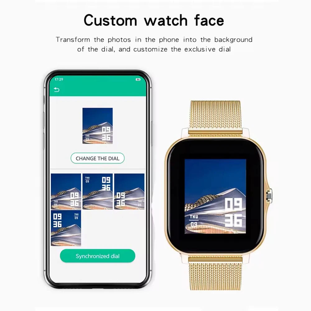 1.83" Smart Watch Bluetooth Call Fitness Health Monitor