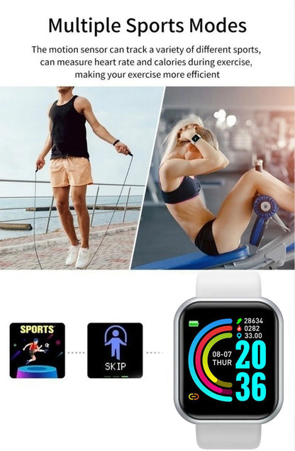 Bluetooth Smartwatch – Fitness & Sleep Monitor