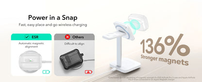 ESR AirPods Pro 3 Magnetic Drop Protection Case Cover