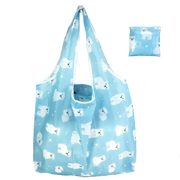 Shopping Bag Reusable Eco Bag Grocery Package Beach Toy Storage