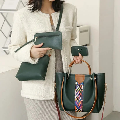JILL MILL Luxury Handbag – Large Capacity PU Leather Tote
