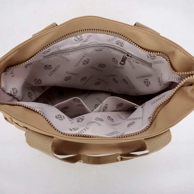 Women’s Canvas Tote Bag – Large Capacity Waterproof Handbag