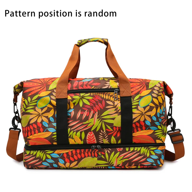 Large Capacity Travel Bag – Hand Luggage with Dry‑Wet Separation
