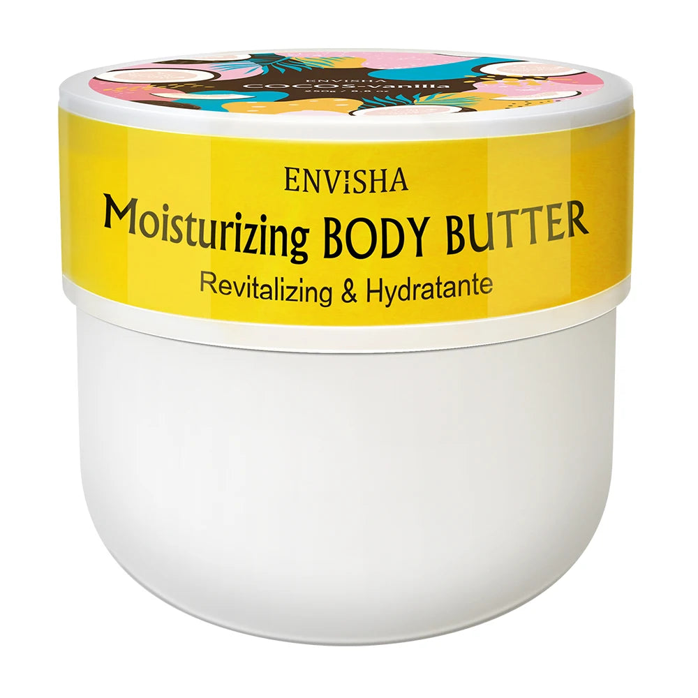 ENVISHA Coconut Oil Body Lotion – Moisturizing Glow for Face & Body