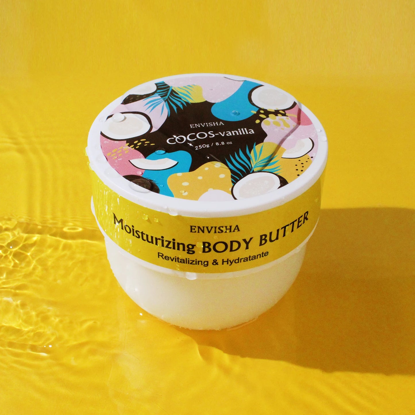 ENVISHA Coconut Oil Body Lotion – Moisturizing Glow for Face & Body